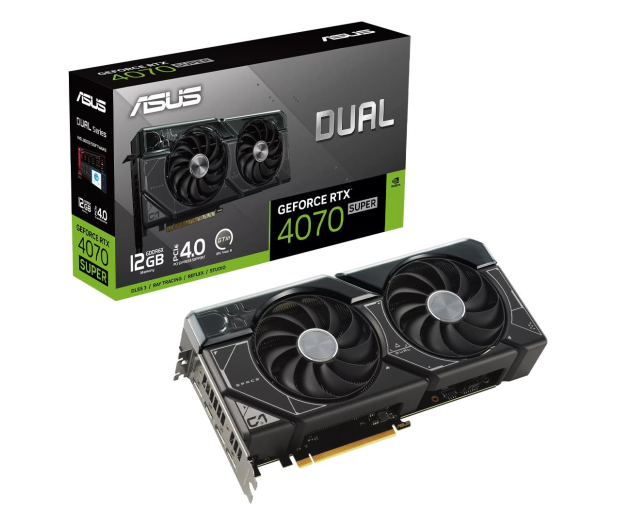 ASUS GeForce RTX 4070 SUPER DUAL 12GB GDDR6X - 1211365 - zdjęcie